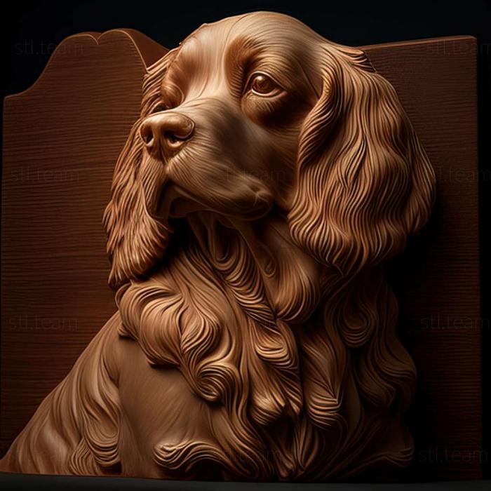 3D модель Норфолк спаниель собака (STL)